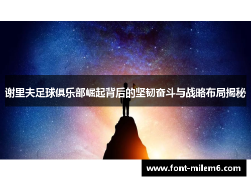 谢里夫足球俱乐部崛起背后的坚韧奋斗与战略布局揭秘 谢里夫足球俱乐部崛起背后的坚韧奋斗与战略布局揭秘